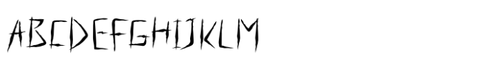Wild Carved Font UPPERCASE