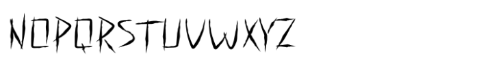 Wild Carved Font UPPERCASE