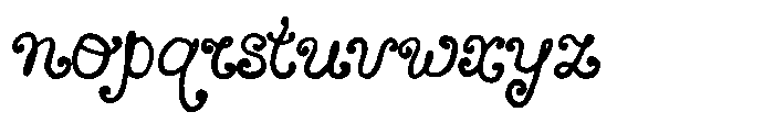 Wild Flora Font LOWERCASE