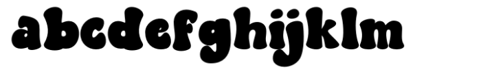 Wild Kinder Regular Font LOWERCASE