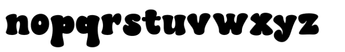 Wild Kinder Regular Font LOWERCASE