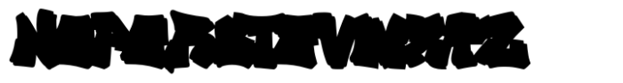 Wild Mark Shadow Font LOWERCASE