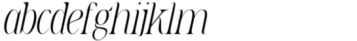 Wild Muerayam Italic Font LOWERCASE