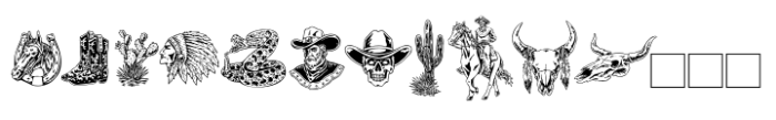 Wild Ranch Dingbats FONT