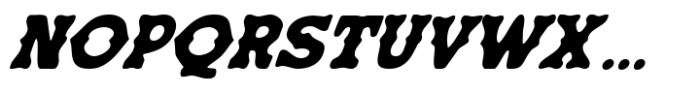 Wild Ranch Spur Inked Oblq Font LOWERCASE