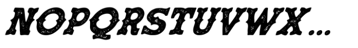 Wild Ranch Stamp Spur Oblq Font UPPERCASE