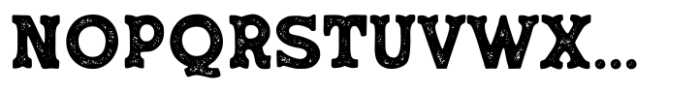 Wild Ranch Stamp Font LOWERCASE