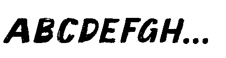 Wild Sheep Italic Font UPPERCASE