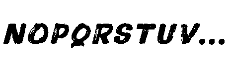 Wild Sheep Italic Font LOWERCASE
