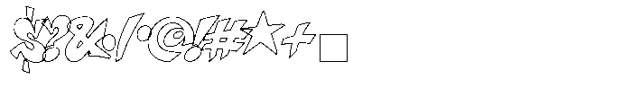 Wild Streets Graffiti Wild Streets-Line Regular Font OTHER CHARS