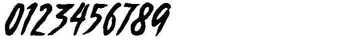 Wild Thunder Font OTHER CHARS