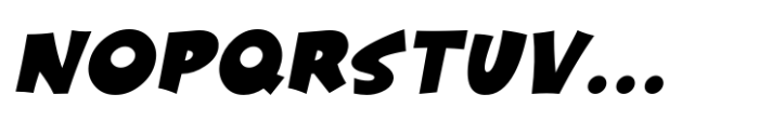 Wild Time JNL Oblique Font LOWERCASE