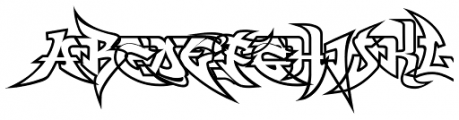 WildStyle Fat Font UPPERCASE