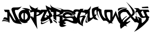WildStyle Fill Font UPPERCASE