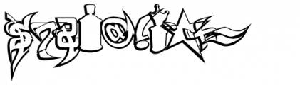 WildStyle Outline Font OTHER CHARS