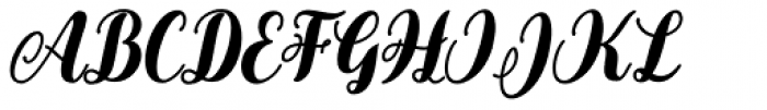 Wildaloney Italic Font UPPERCASE