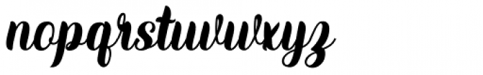 Wildaloney Italic Font LOWERCASE