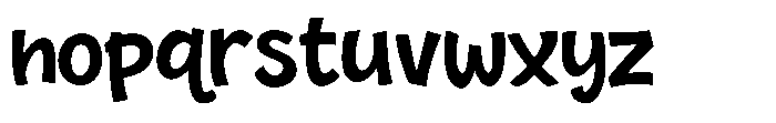Wildnest Regular Font LOWERCASE