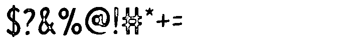 Wildrose Stamp Regular Font OTHER CHARS