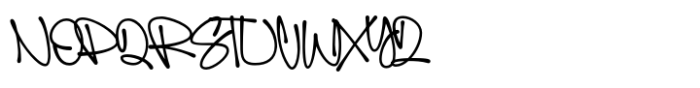 Wildspray Syndrome Font UPPERCASE