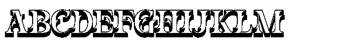 Wildtras 3 D Extrude FONT