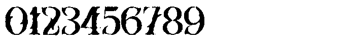 Wildtras Inkbleed Font OTHER CHARS