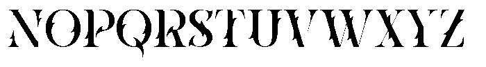 Wildtras Regular Font UPPERCASE