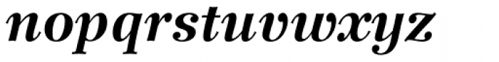 Wilke LT Std Bold Italic Font LOWERCASE