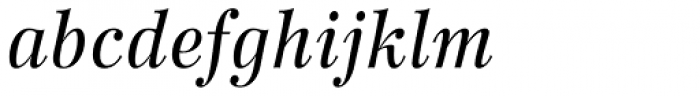 Wilke LT Std Italic Font LOWERCASE