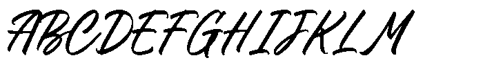 Willany Handwritten Font UPPERCASE
