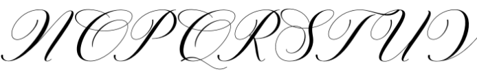 Willgets Calligraphy Font UPPERCASE