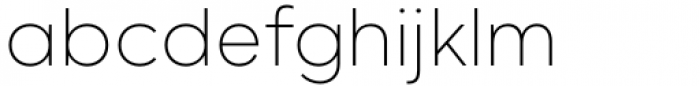 Willgray A Extra Light Font LOWERCASE