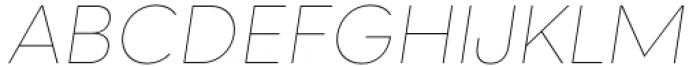 Willgray A Thin Italic Font UPPERCASE