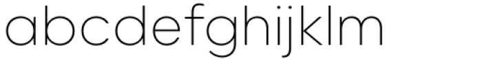 Willgray B Extra Light Font LOWERCASE