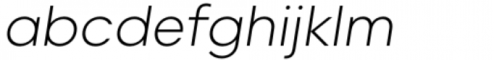Willgray B Light Italic Font LOWERCASE