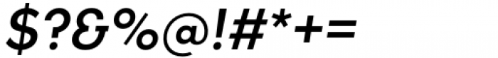 Willgray B Semi Bold Italic Font OTHER CHARS