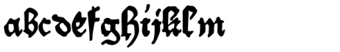 Willie Caxton Bold Font LOWERCASE