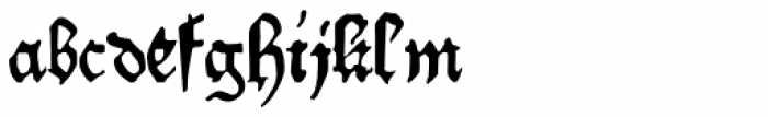 Willie Caxton Font LOWERCASE