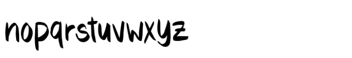 Williony Brush Font LOWERCASE