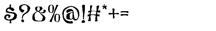 Willmora Font OTHER CHARS