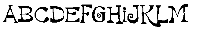 Willmora Font UPPERCASE