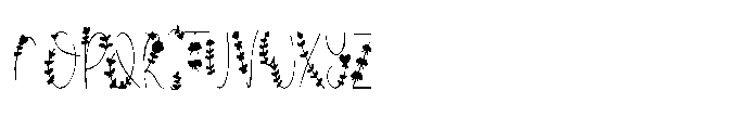 Willowette Font UPPERCASE