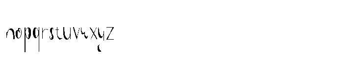 Willowette Font LOWERCASE