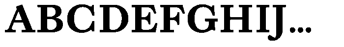 Willy Caslon Black Font UPPERCASE