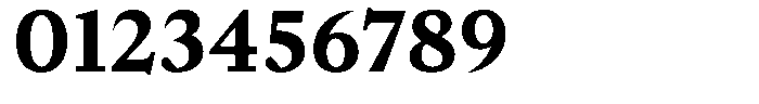 Willy Caslon Bold Font OTHER CHARS