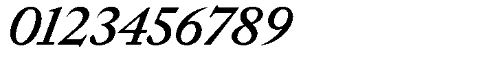 Willy Caslon Book Italic Font OTHER CHARS
