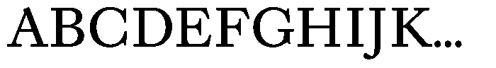 Willy Caslon Book Font UPPERCASE