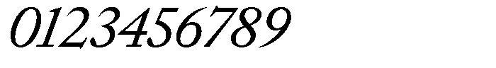 Willy Caslon Regular Italic Font OTHER CHARS