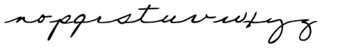 Wilma Handwriting Font LOWERCASE