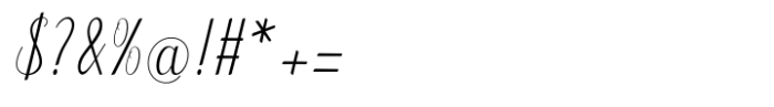 Wilona Font OTHER CHARS